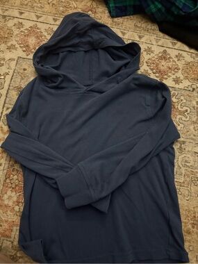 Crewcuts Navy Blue Kids Crewneck Hoodie